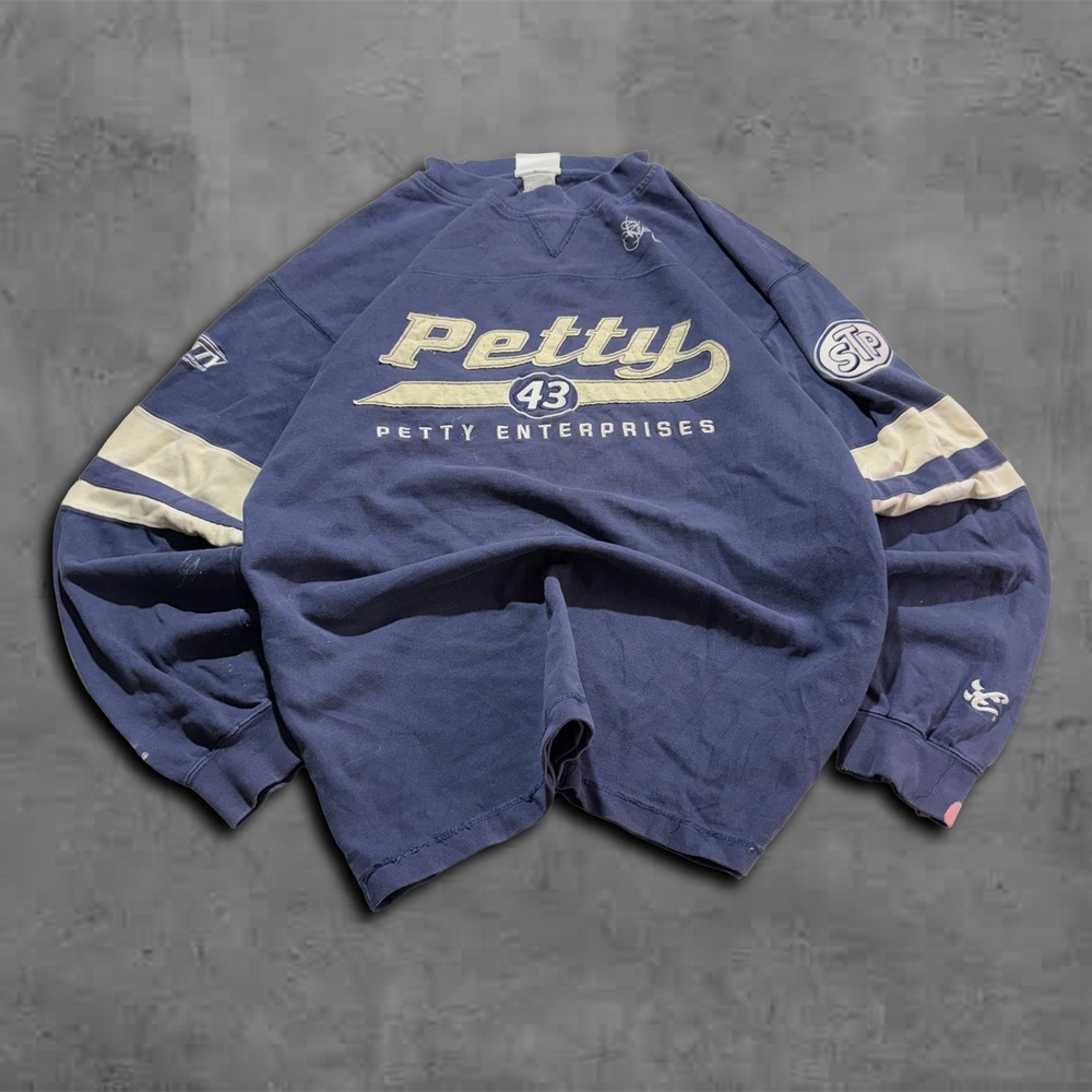 Vintage Y2K Relaxed Petty Enterprises Chase Authentics Streetwear Racing Sweater